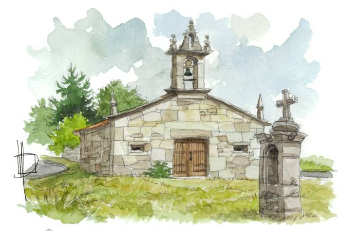 «Camino de Santiago / Winter's Way / Penasillás chapel»